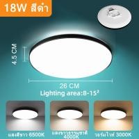 ราคา โคมไฟเพดาน LED โคมไฟติดเพดานทรงกลม ไฟเพดาน ไฟตกแต่งเพดาน โคมไฟขนมปัง 16W 18W 30W 40W บางและเบา ใช้กับ ห้องนั่งเล่น ห้องนอน ท างเดิน โคมไฟเพดาน LED ตกแต่งบ้าน ไฟเพดานบ้าน (20893336711)