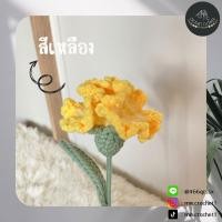 ราคา ดอกคาเนชั่นไหมพรม ดอกไม้โครเชต์ ดอกไม้ถักไหมพรม ช่อดอกไม้ crochet flower ดอกไม้ตกแต่ง (20369563132)
