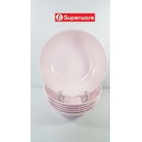 ราคา ชุดชาม 6 นิ้ว 6 ชิ้น สีโอลด์โรสทรงกลม Superware ซุปเปอร์แวร์เกรดA เมลามีน100 ตรานกเพนกวิน Promotion Superware (9574811163)