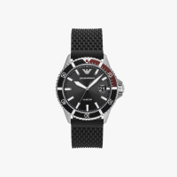 ราคา Emporio Armani นาฬิกาข้อมือผู้ชาย Mario Black Dial Black รุ่น AR11341 (9068173855)
