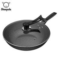 ราคา SHEEPOLAMALL กระทะเคลือบหินอ่อน กระทะไฟฟ้า ทรงลึก 32 cm พร้อมฝากระทะ ใช้ได้กับทุกเตา เทปล่อน พร้อมฝาแก้ว กระทะเคลือบหินอ่อน (16138888823)