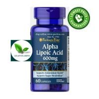 ราคา NEW Puritans Pride Alpha lipoic acid 600 mg 60 Capsules ALA (18062656304)