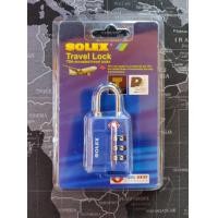 ราคา กุญแจรหัส กุญแจล็อคกระเป๋าเดินทาง SOLEX รุ่น TSA Travel Lock ของแท้ TSA 33 TSA 33W (4438616916)