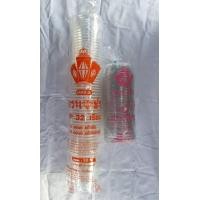 ราคา แก้วพลาสติก PP แก้วถัง แก้วโอ่ง 32 ออนซ์ ปาก 116 พร้อมฝา ตราเพชร 1 แพ็ค มี 50 ชุด (21148913287)