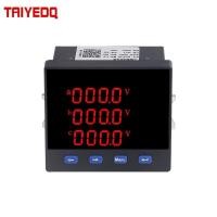 ราคา หน้าจอ Led 3เฟส4สายมิเตอร์แผงโวลต์มิเตอร์สามเฟส Rs485 Db194u 9k4 (14562592839)