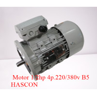 ราคา มอเตอร์หน้าแปลน1 2แรง 3สาย มอเตอร์ไฟฟ้า แบบหุ้มมิดมาตรฐานสูงIP55 B5 Motor 1 2hp 0 37kw 4p 3ph 220 380v HASCON (17983704128)