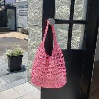 ราคา กระเป๋าสะพายข้างผ้าทอแฮนด์เมดสไตล์เกาหลีรุ่นใหม่พร้อมกระเป๋าด้านใน (20594066416)