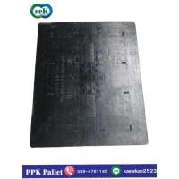 ราคา พาเลทพลาสติก พาเลท ขาอี หน้าทึบ สีดำ ของใหม่ ขนาด 100 120 15 cm PPK Pallet (7706789321)