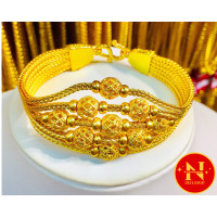 ราคา สร้อยข้อมือ น้ำหนัก3บาท ทองชุบทองหุ้ม สวยเสมือนจริง นพคุณห้างทอง (19229697639)