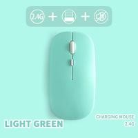 ราคา เมาส์ไร้สาย เมาส์ Wireless Blutooth Mouse 2 4GHz ชาร์จเงียบ พกพาสะดวก เมาส์บลูทูธไร้สาย ใช้กับมือถือ iPad ได้ Macaronสีสวย เม้าส์บลูทูธ เม้าไร้สาย (19603615414)