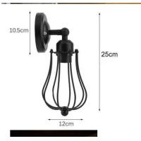 ราคา Modern Retro Loft Iron Industrial Rustic Sconce โคมไฟติดผนัง Loft Study Foyer ห้องรับประทานอาหาร Retro Wall Lights (15616654914)