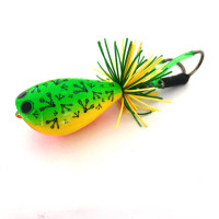 ราคา กบผิวน้ำ 4 5 cm 10 0 g กบไม้ กบกระโดด เหยื่อปลอมเหยื่อตกปลาช่อนชะโด ตัวใหม่ไม่มีกล่อง สีมีตำหนิ (20109411757)