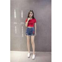 ราคา พร้อมส่งกางเกงยีนส์ขาสั้น กางเกงยีนส์เอวสูง กางเกงยีนส์ขาสั้นขาดๆ กางเกงแฟชั่นสไตล์เกาหลี (9656986013)