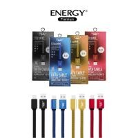ราคา สายชาร์จเร็ว 3A ชาร์จไว Energy premium FBL สายถัก Nylon ดีไซน์สายแบนไม่หัก ไม่พันกัน Charge Sync cable ชาร์จ และ ซิ้งค์ข้อมูล ความยาว 1 เมตร (16519901591)