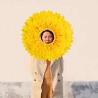 ราคา หมวกคลุมหัวโชว์หน้าดอกทานตะวันหมวกคลุมหน้าดอกทานตะวันหมวกประดับศีรษะสำหรับการแสดงของเด็กอุปกรณ์ประกอบฉากสำหรับใส่ในการแข่งขันกีฬา (10887758089)