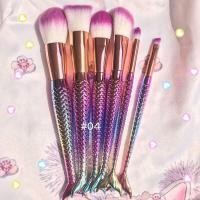 ราคา ชุดแปรงแต่งหน้า สวยๆรวมเซตแปรง Mermaid (17399217846)