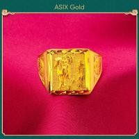 ราคา ASIX GOLD แหวนผู้ชายทอง 24K แหวนมังกรครอบงำ แหวนผู้ชายเท่ ไม่ดำ ไม่ลอก (20815091530)