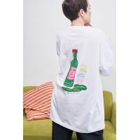 ราคา Midnight Layer Pawty Club เสื้อยืด Oversize Soju Pink (21007647342)