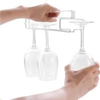 ราคา ที่วางแก้วไวน์ แบบติดผนัง ที่วางแก้วแชมเปญ ที่แขวนแก้วแชมเปญ ที่วางแก้วไวน์ แบบแขวน แถวเดียว (13206910133)