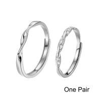 ราคา Moubi คริสตัลเพชรแบบเรียบง่ายสไตล์เกาหลีแหวนคู่รักหรูหราแหวนเงินไทเทเนียมเครื่องประดับแฟชั่นสำหรับผู้หญิงผู้ชายแหวนหมั้นงานแต่งงานแหวนคู่รักปรับขนาดได้ (19900788014)