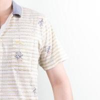 ราคา Jaguar เสื้อยืดโปโล ผู้ชาย แขนสั้น ผ้าพิมพ์ลาย มีกระเป๋า JAY 1357 LBE (17248303737)