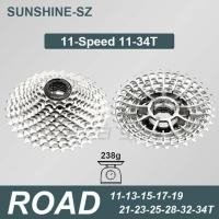 ราคา SUNSHINE จักรยานเสือหมอบตลับน้ำหนักเบาพิเศษเฟือง11 28 32 34 36T ความเร็ว11 12 (10324308476)