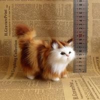 ราคา โมเดลของเล่นตุ๊กตาแมวจำลองน่ารักตุ๊กตาลูกแมวปลอมสัตว์สมจริงสำหรับเด็กของขวัญวันเกิดวันวาเลนไทน์ (21170686597)