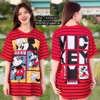 ราคา Richy4949 เสื้อคอกลม พิมพ์ลายมิกกี้เม้าส์ มาใหม่ (21255894295)