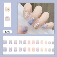 ราคา พร้อมส่ง เล็บปลอม เล็บปลอมสำเร็จรูป เล็บ PVC กล่องละ 24 ชิ้น ลายน่ารัก สไตล์แฟชั่น ราคาถูก ราคาถูก เล็บสั้น ยาว (21203548125)