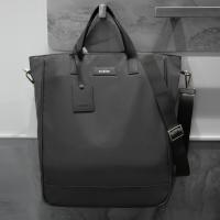 ราคา Archive Hoxton Nylon Tote Grey Grey กระเป๋า Tote Bag สะพายข้างผ้าไนลอนกันน้ำป้ายหนังวัวแท้ (20671163779)