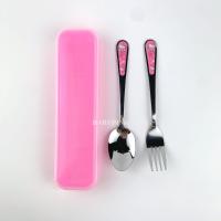 ราคา พร้อมส่ง ช้อนส้อมแสตนเลส ลายการ์ตูน กล่องช้อนส้อม ช้อนส้อมพกพา (18465512326)