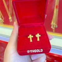 ราคา ต่างหูทอง1กรัม ทองคำแท้96 5 YHGOLD สินค้ามีใบรับประกัน ขายได้จำนำได้ (20001985819)