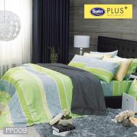 ราคา ผ้าปูที่นอน Satin Plus ใหม่นุ่มมาก ซาตินพลัส รหัสสินค้า PP003 ลายทาง สีเขียว ขนาด 3 5 5 6 ฟุต ไม่รวมผ้านวม สำหรับที่นอน 14 นิ้ว Solidนุ่มมาก (15940461367)