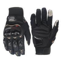 ราคา ถุงมือมอเตอร์ไซค์ ถุงมือทัชสกรีนมือถือได้ ถุงมือขับมอเตอร์ไซค์ ถุงมือขับรถ ProBiker Full Finger Motorcycle Gloves ถุงมือขี่จักรยาน กันลื่น (17658760921)