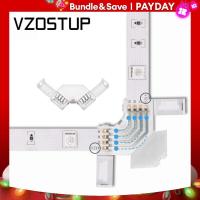 ราคา แอลอีดีเชื่อมต่อ rgb มุม10มิลลิเมตร4pin l รูปร่าง IP20ริ้วสายไฟแอลอีดี solderless 90องศามุมที่เหมาะสมสำหรับ5050 3528เทปแสง (21171111000)