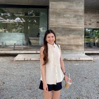 ราคา Weftloom The Ocean Shirt เชิ้ตแขนกุดผ้าทวีต สีครีม ivory (9777103058)