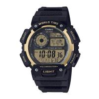 ราคา Casio Digital นาฬิกาข้อมือผู้ชายหญิง สายยางเรซิ่น รุ่น AE 1400WH (312247771)