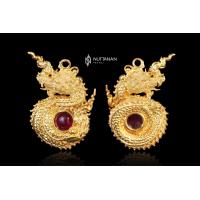 ราคา จี้พญานาค มณีนาคา แท้ เนื้อสัมฤทธิ์ชุบทอง จิวเวลรี่ วัดไทย จ หนองคาย (17429086187)