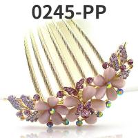 ราคา Korean Version Hair Fork Crystal Cat Eye Seven tooth Hair Comb Insert Comb Head Flower Plate Hairpin Hair Accessories (13894056841)