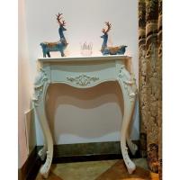 ราคา โต๊ะคอนโซล โต๊ะหลุยส์ โต๊ะวินเทจ consol table โต๊ะชิดผนัง (20047609359)