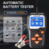 ราคา Konnwei KW650รถจักรยานยนต์เครื่องทดสอบแบตเตอรี่12V 6Vระบบแบตเตอรี่เครื่องวิเคราะห์2000CCAชาร์จCranking 6V 12Vทั้งหมดBattryรองรับ (5995260866)