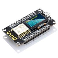 ราคา NodeMcu บอร์ดพัฒนา ESP8266พร้อมจอแสดงผล OLED ขนาด0 96นิ้ว CH 340โมดูล WiFi ESP 12E ไมโคร USB สำหรับ ESP8266 arduino micropython (21170579629)
