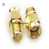 ราคา 2pcs SMA Male Plug to SMA Female RP SMA Male to RP SMA Female RF Adapter Connector (5273358020)