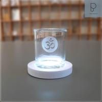 ราคา จานรองแก้วมีไฟ ขนาดเล็ก ไม่รวมแก้วน้ำ ฐานรองแก้วน้ำพระ โมเดิร์น มินิมอล PD03 (20886327686)