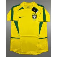 ราคา เสื้อบอล ย้อนยุค ทีมชาติ บราซิล 2002 เหย้า Retro Brazil Home แชมป์บอลโลก World Cup Champions เรโทร คลาสสิค (20463190212)