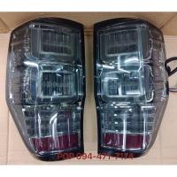 ราคา ไฟท้าย ford Ranger ไฟท้ายแต่ง ฟอร์ด เรนเจอร์ led ไฟเลี้ยววิ่ง สีสโมค และ เบ้าดำเลนใส ปี2012 2019 (8563758971)