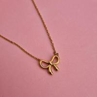 ราคา WELRY acc พร้อมส่ง สร้อยคอจี้โบว์ Ribbon (20450310414)