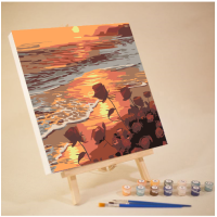 ราคา พร้อมส่ง ภาพระบายสีตามตัวเลข ขนาด40X30 ซม ระบายสีตามเลข ภาพวาด ภาพวาดสีน้ำมัน จิตรกรรม DIY ของขวัญ ชนิดสีน้ำมัน ระบายสีง่ายๆภาพวาดสี คริสต์มาส ของขวัญ (21151610209)
