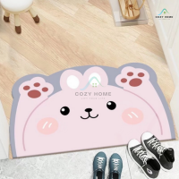 ราคา พรมเช็ดเท้าห้องน้ำ พรมเช็ดเท้า พรมกันลื่น มีกันลื่น ขนาด40 60cm ลายการ์ตูนน่ารัก พรมเช็ดเท้าแต่งบ้าน พรมเช็ดเท้าหน้าห้องน้ำ พรมห้อง กันลื่น ลายน่ารัก ขนาดใหญ่ สีสวย Cozy Home Shop (19513200401)