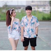ราคา เสื้อคู่ คู่รักสายฮาวาย (19231887142)